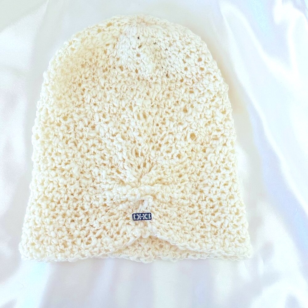 Nwot! Krochet Kids International Cream Lace Knit Beanie